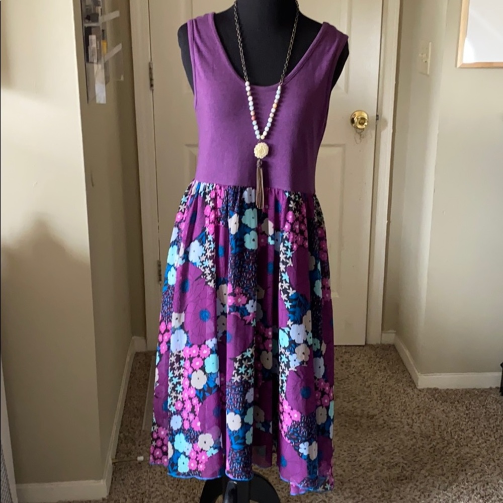 Matilda Jane Sugar Plum Park Day dress M